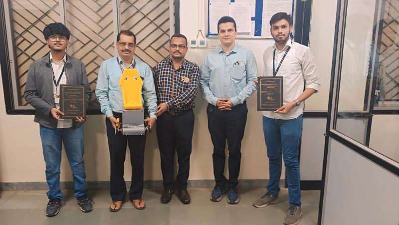 Image of EEG-operated wheelchair prototype