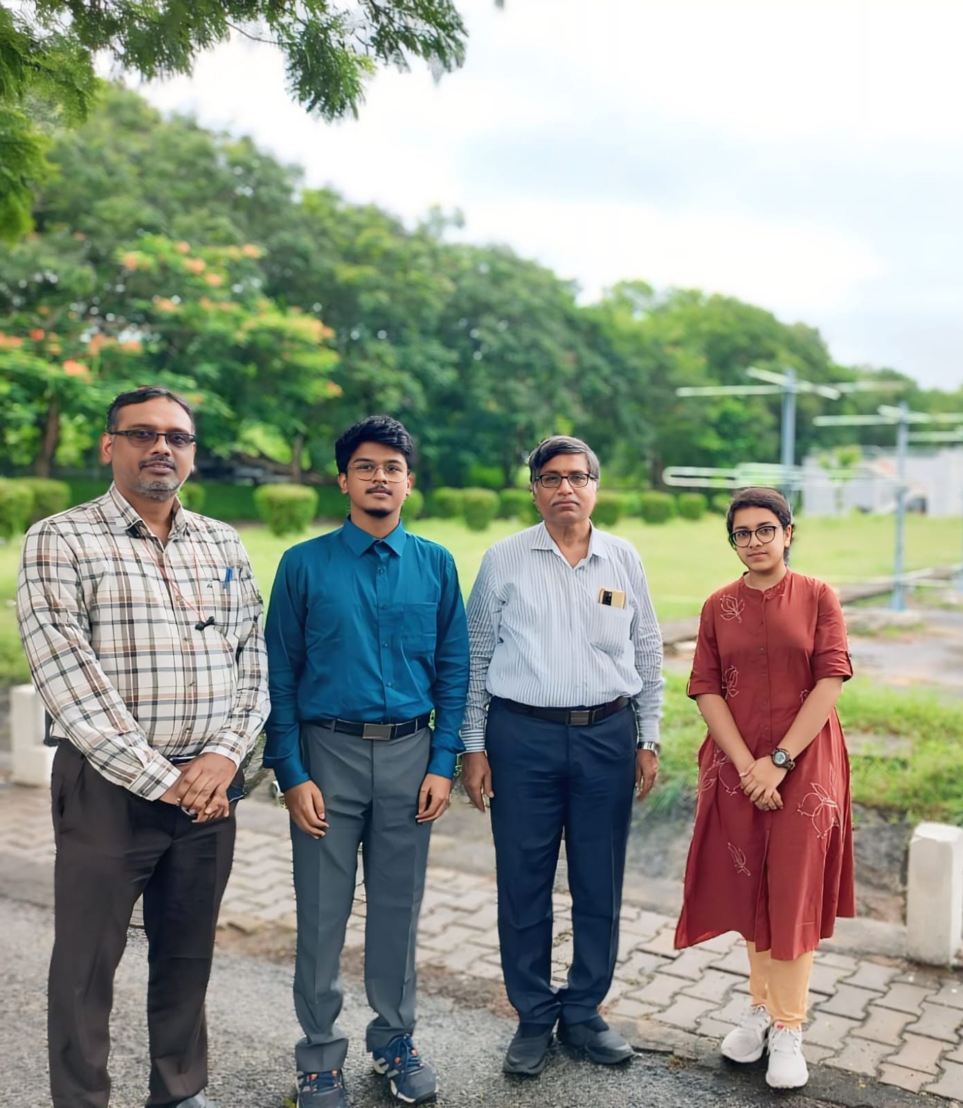 Received Appreciation from Dr. Y. Bhavani Kumar at NARL During the Course of the Fellowship