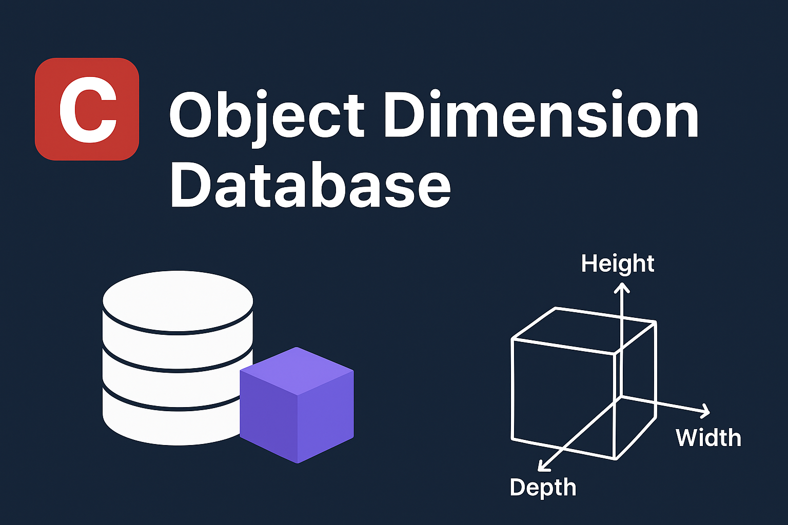 Object Dimension Database Project